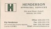 Henderson Appraisal Services