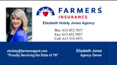 Farmers Insurance- Elizabeth Hobdy Jones