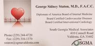Dr. and Mrs. George Sidney Staton