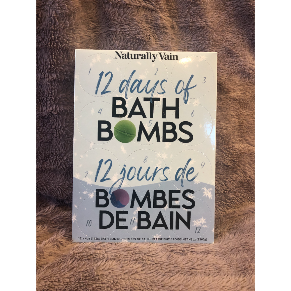 Naturally Vain - 12 Days of Bath Bombs - pamper yourself