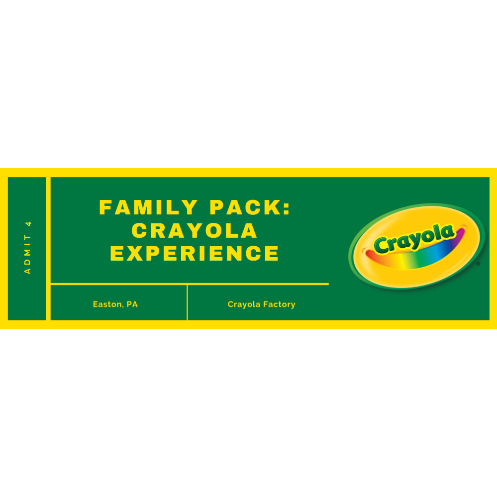 4 Crayola Experience Tickets