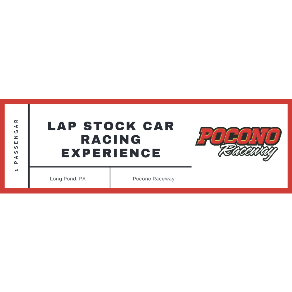 3 Lap Stock Car Racing Experience at Pocono Raceway 