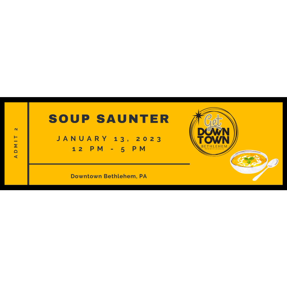 2 Tickets for Soup Saunter