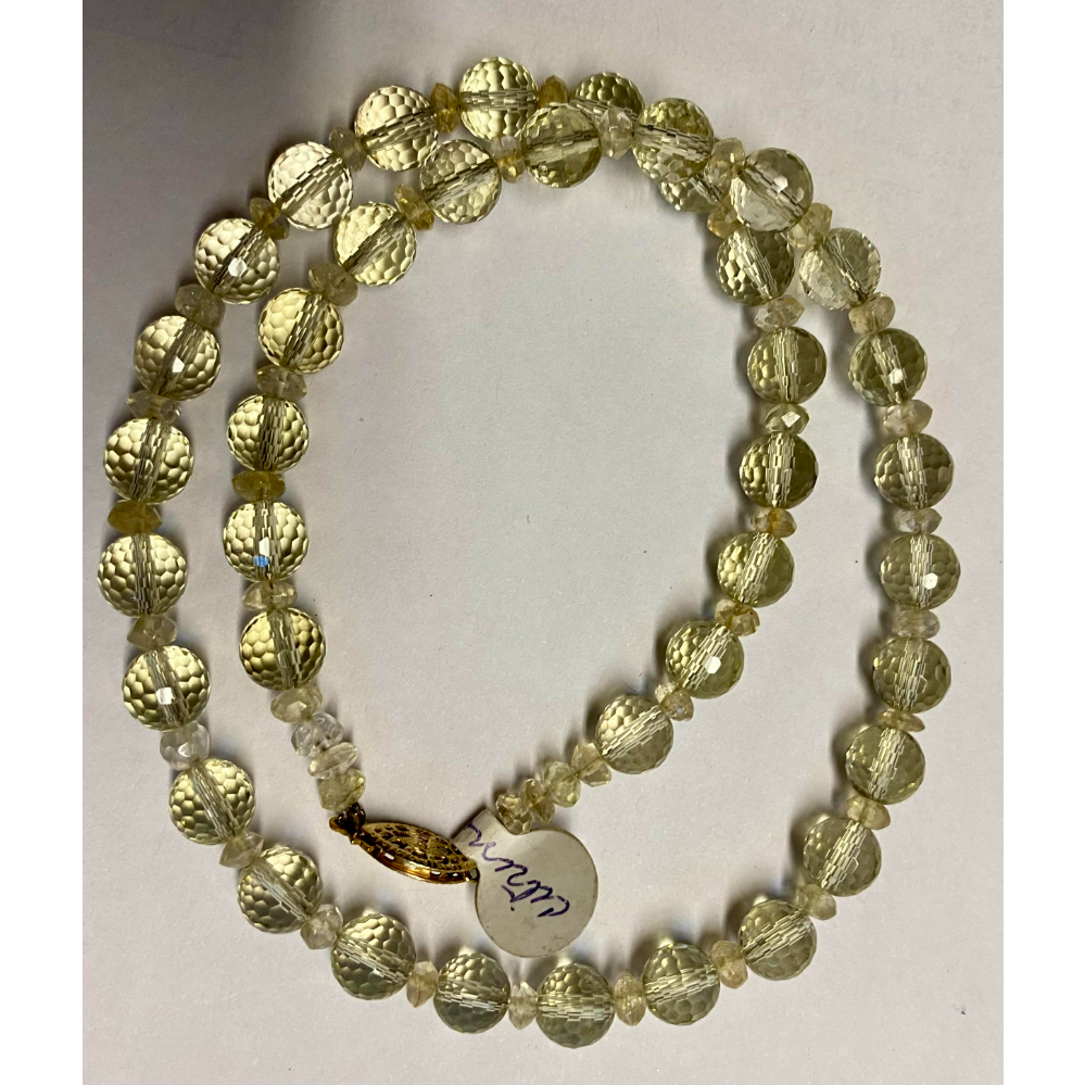 Enchanting Citrine Faceted Necklace