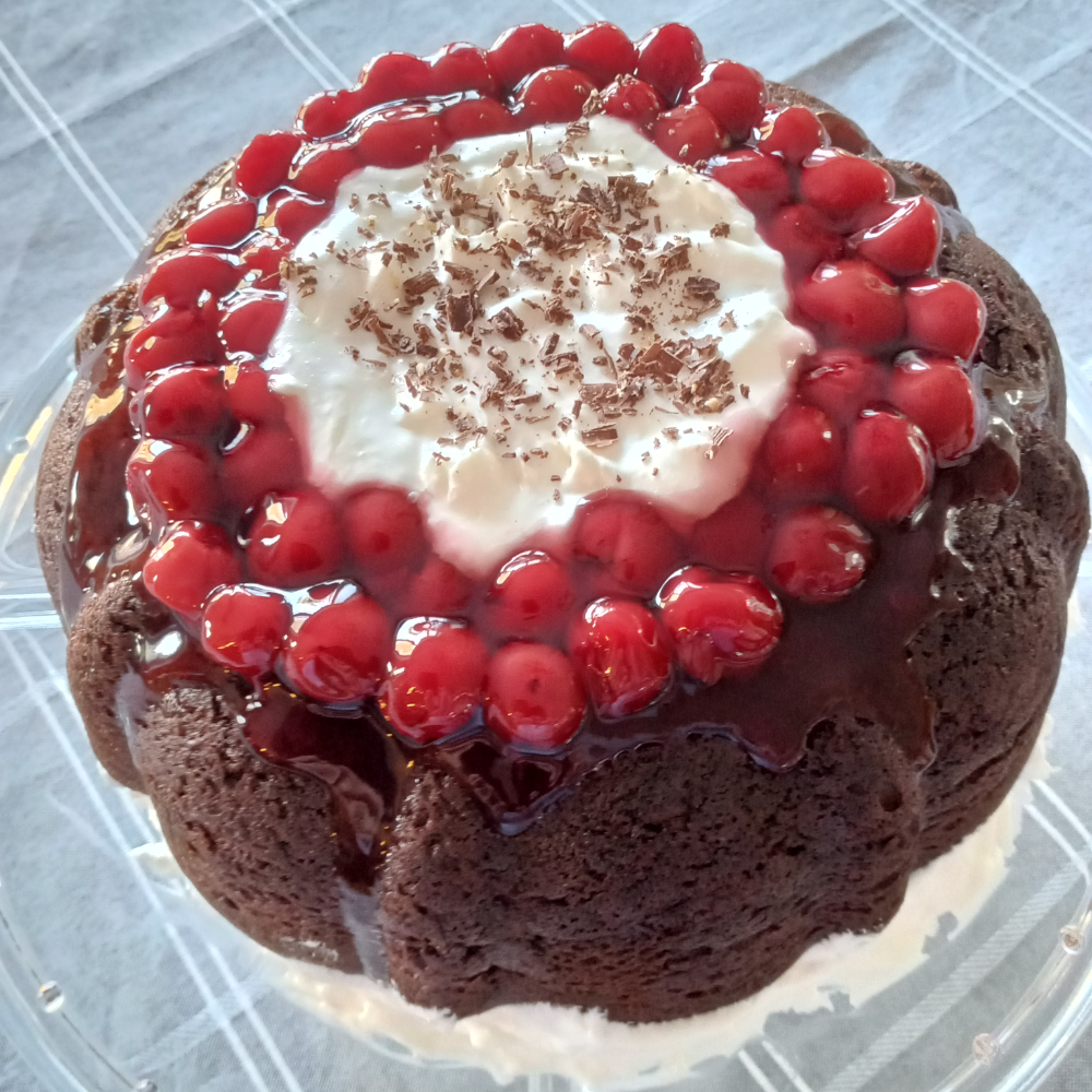 Black Forest Bunt Cake - Homemade for May