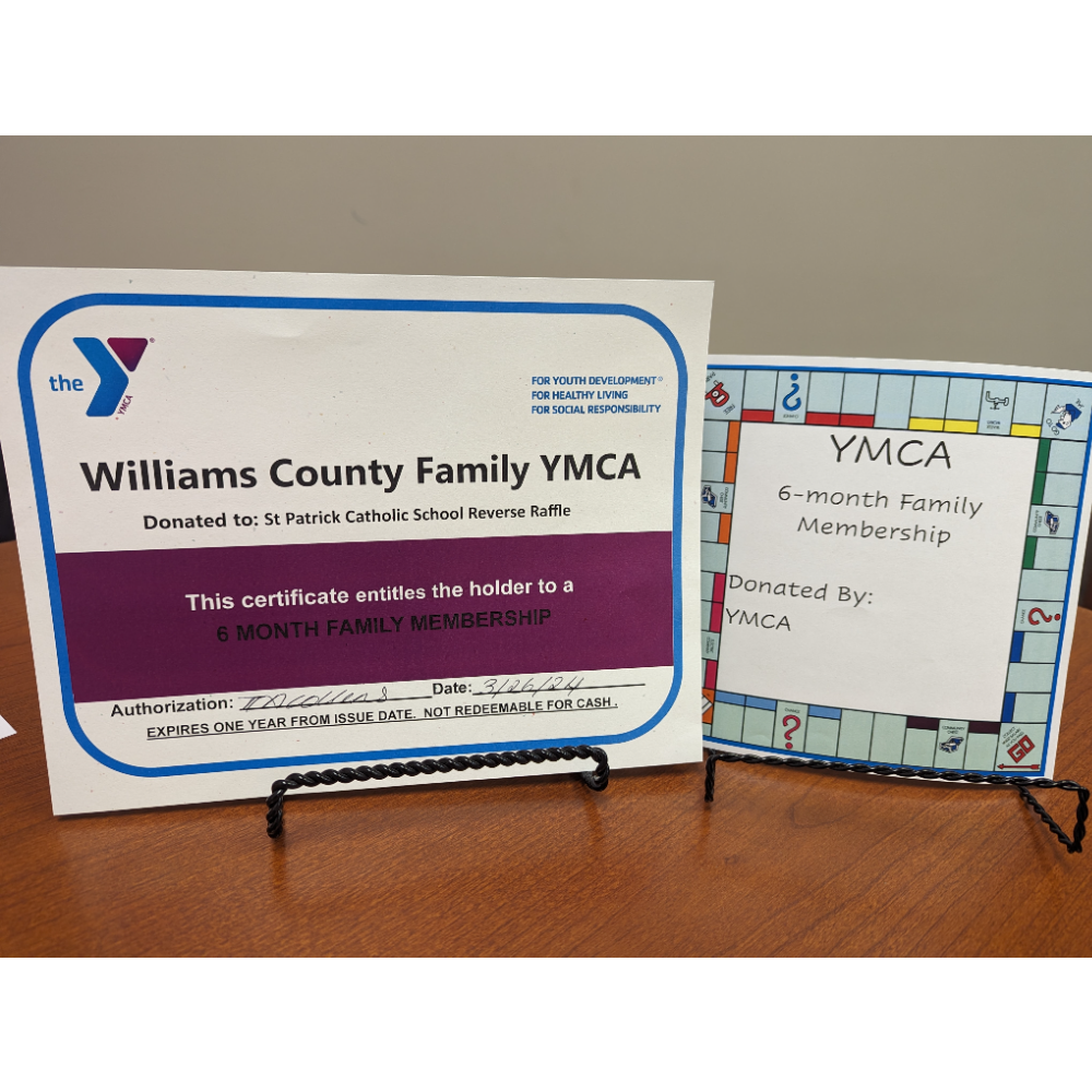 6-month Williams County YMCA membership