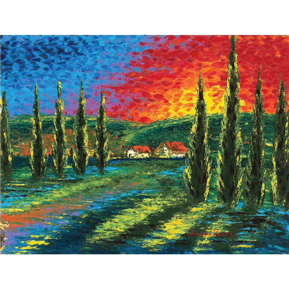 Valley Sunrise, Alexandre Renoir