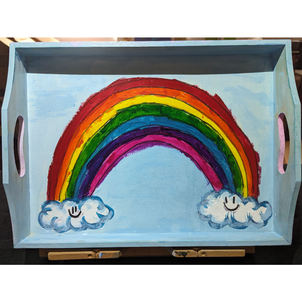 Preschool Rainbow Tray