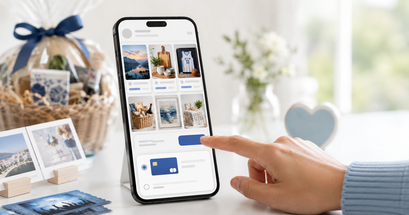Bidder browsing a nonprofit silent auction on a smartphone with optional credit card vaulting before placing a bid