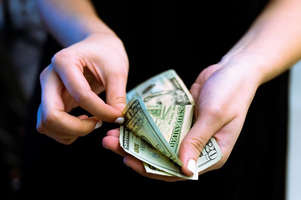 Holding cash