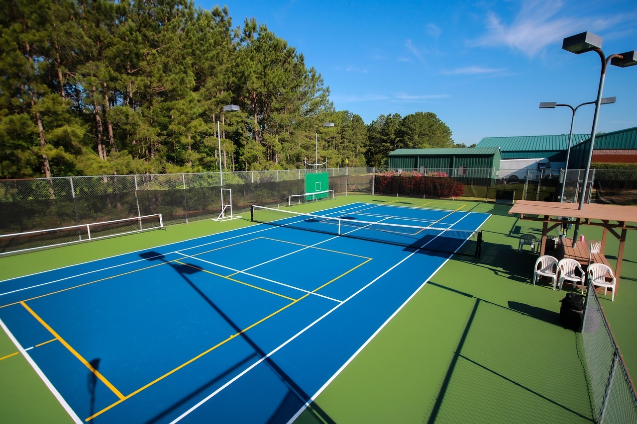 Pickleball court