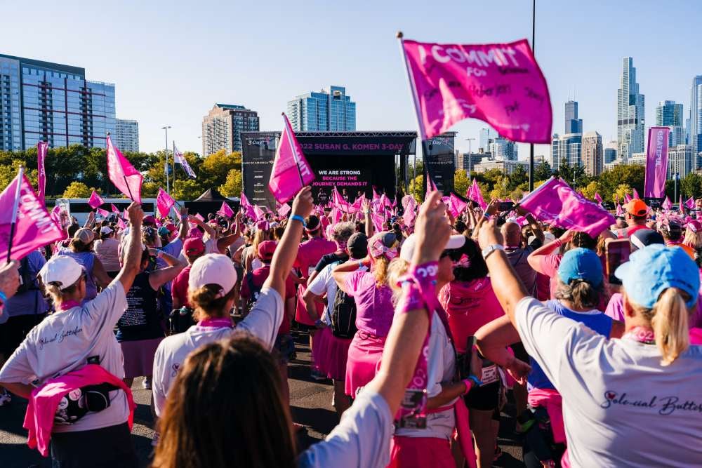 sponsored charity running event