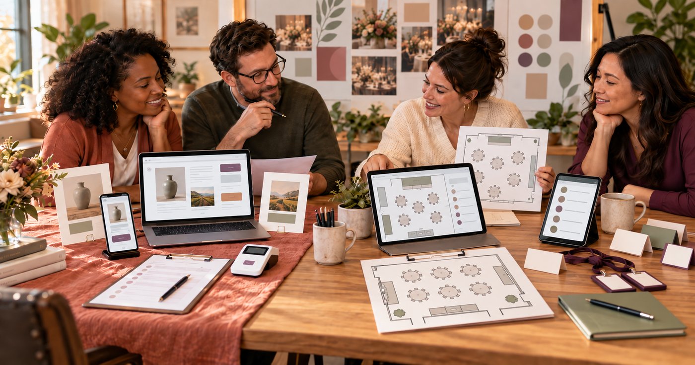 Nonprofit team comparing auction-focused software with a broader fundraising and event management platform