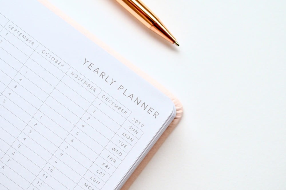yearly planner