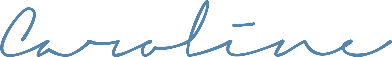 caroline signature